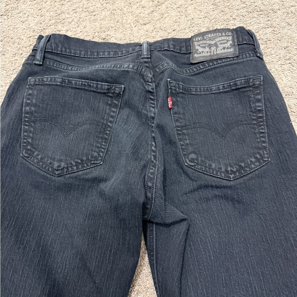 LEVIs Men’s Black Straight-Leg Jeans - Picture 6 of 6